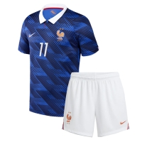 Camiseta Francia Michael Olise #11 Primera Equipación Replica Mundial 2026 para niños mangas cortas (+ Pantalones cortos)